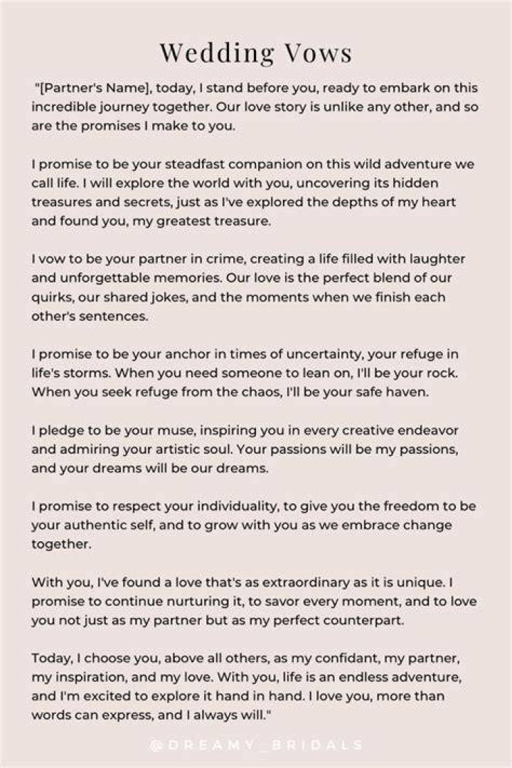 100 Heartfelt Wedding Vows For Him To Make Him Cry Lover Sphere