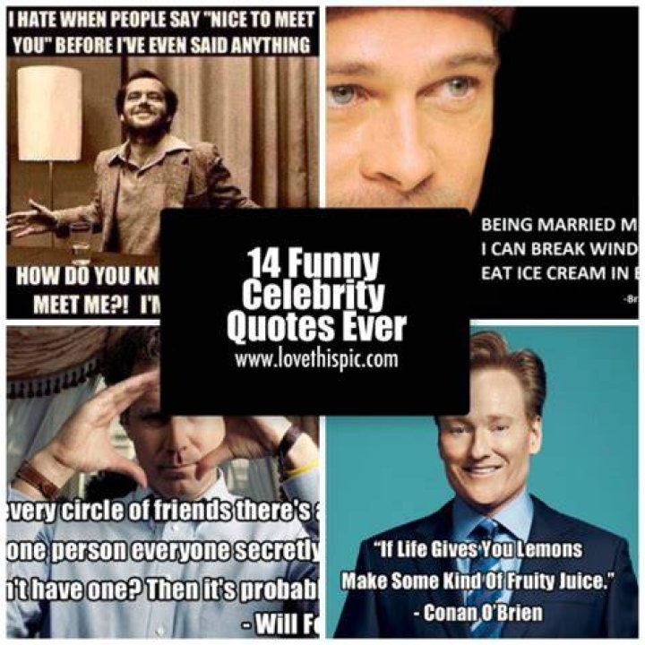 26 Funniest Celebrity Quotes Ever! Gallery eBaum's World