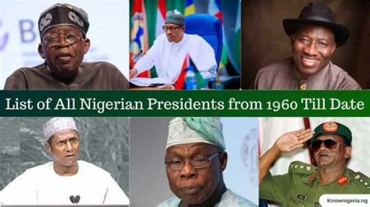 List of All Nigerian Presidents Till Date 2023 Owogram