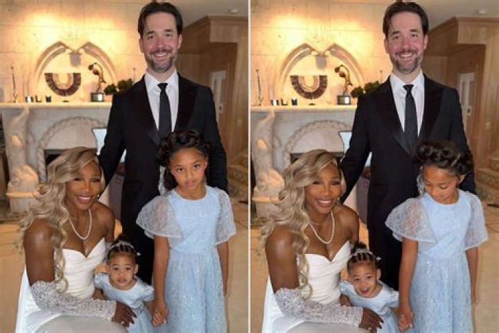 Serena Williams&rsquo; husband shares family photo with daughter Olympia